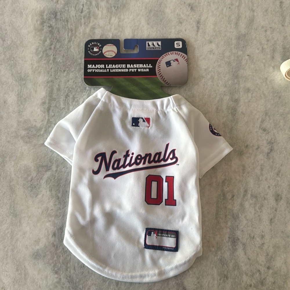 Washington Nationals Pet Jersey